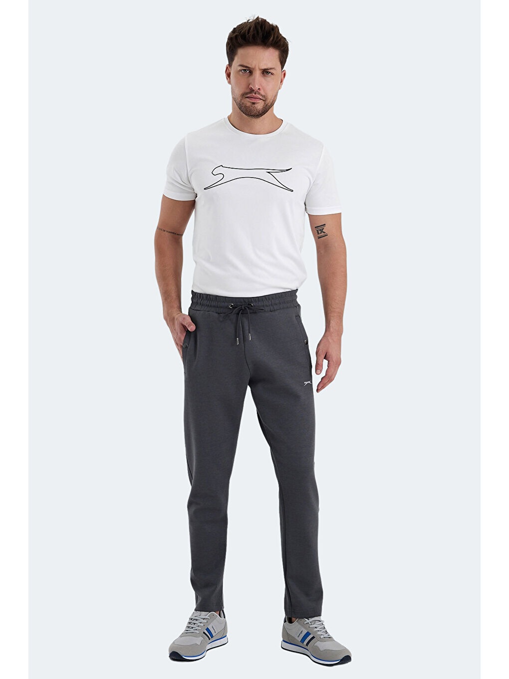 VAIVA Erkek Eşofman Altı Koyu Gri-3