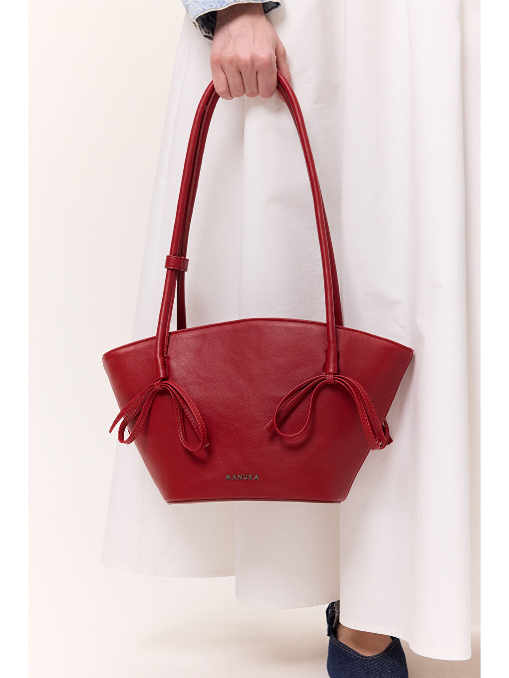 Sandy Fiyonklu Çanta Kırmızı-1