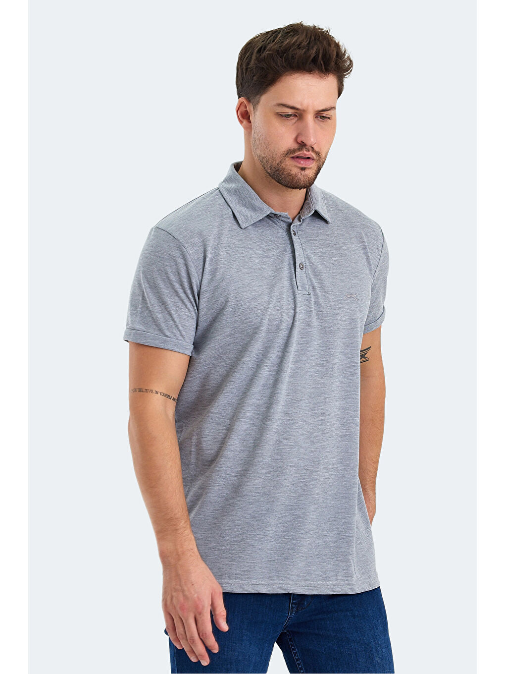 KLASSE Erkek Tişört Gri-2