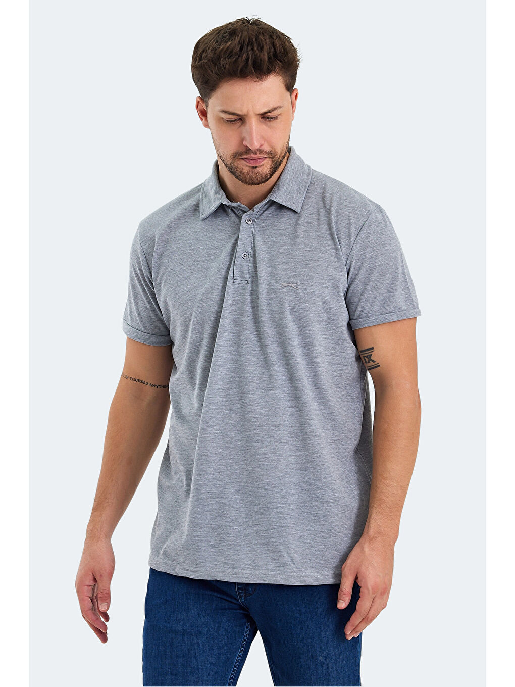 KLASSE Erkek Tişört Gri-3