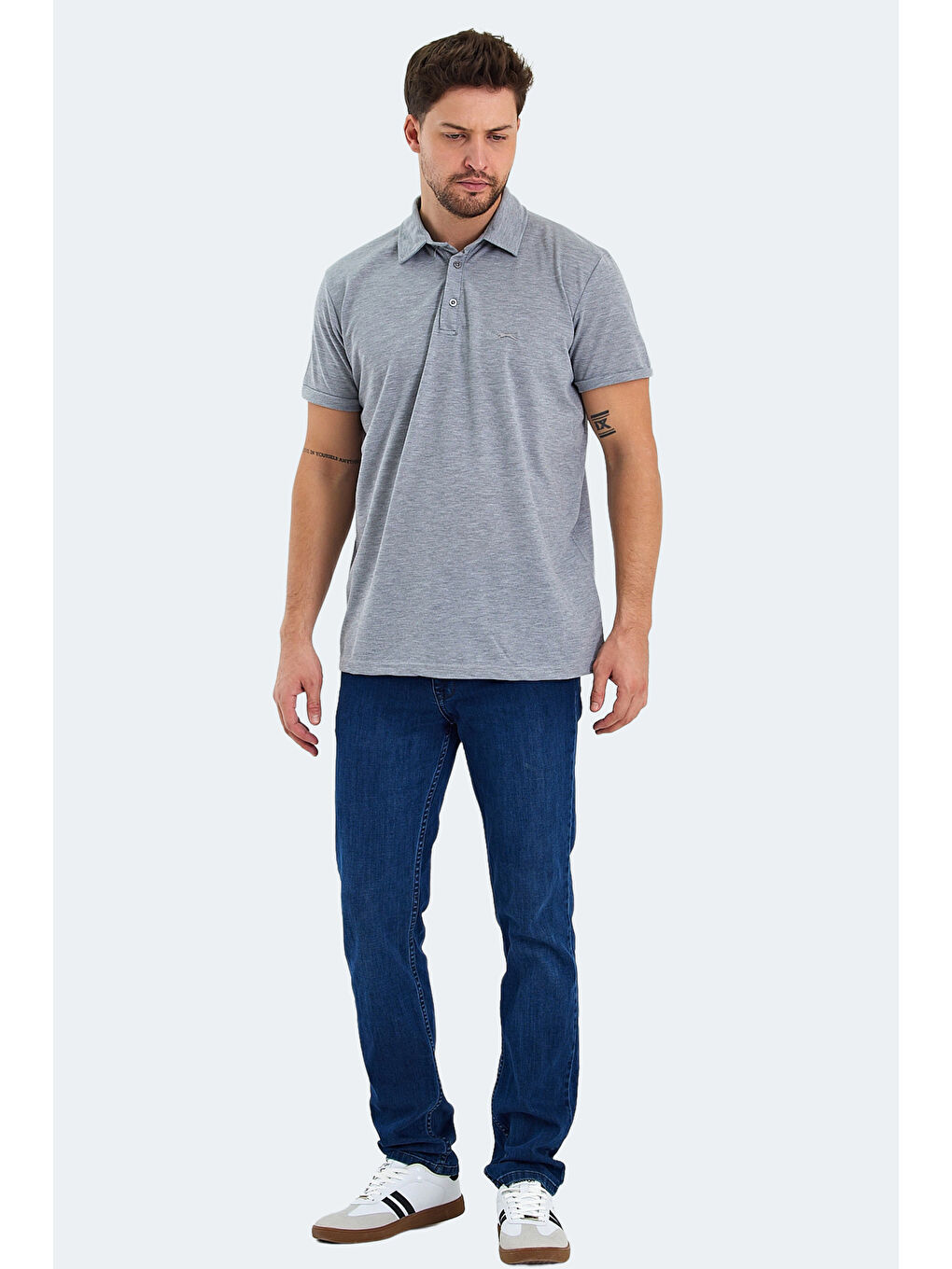 KLASSE Erkek Tişört Gri-6