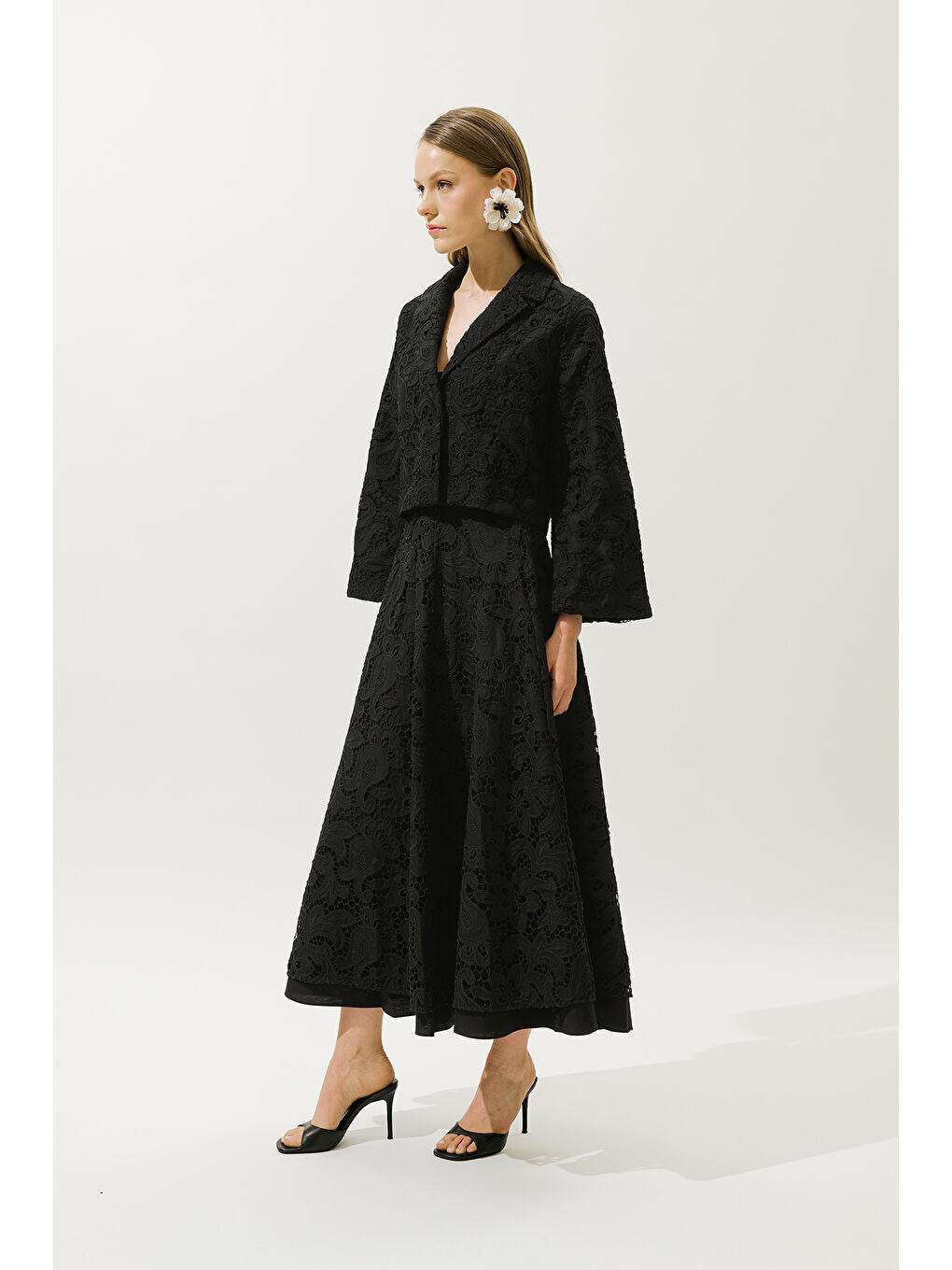 Lımıted Edıtıon Dantel Ceket Siyah-3