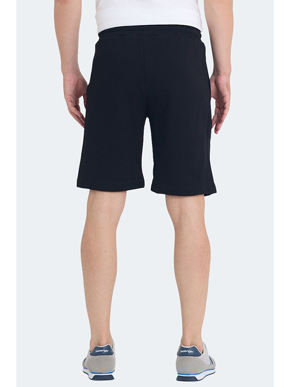 VELVELA I Erkek Cepli Siyah Şort-3