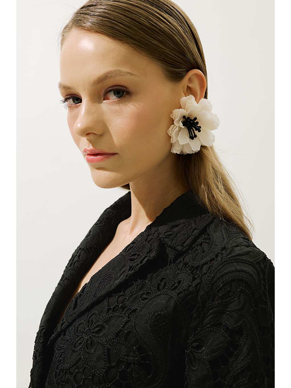 Lımıted Edıtıon Dantel Ceket Siyah-6