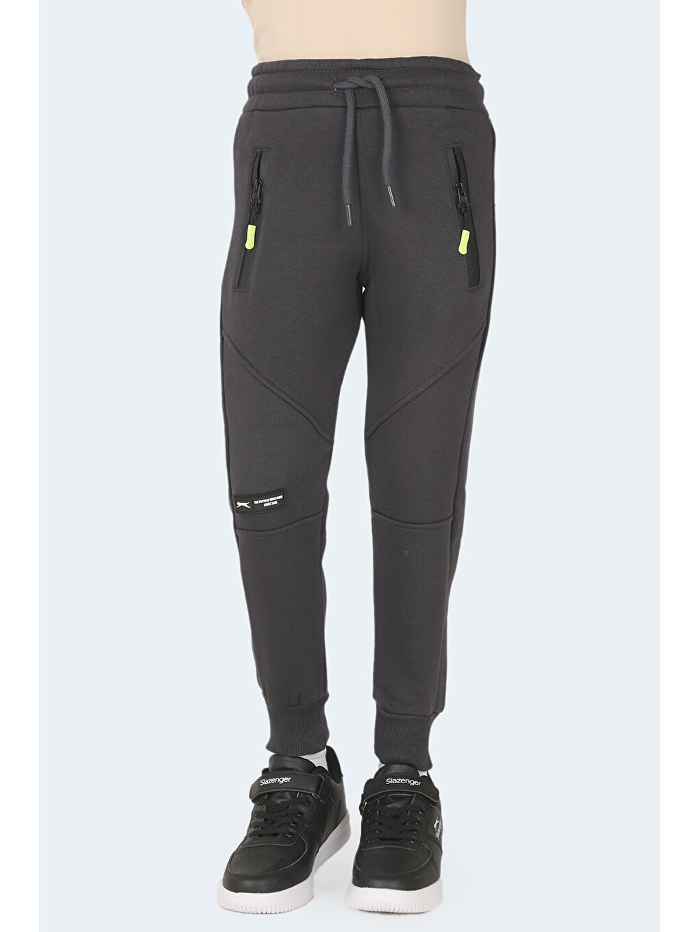 LAMYA Unisex Çocuk Eşofman Altı Koyu Gri-1