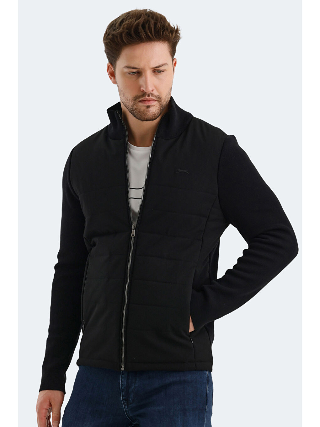 Siyah BULLS Erkek Mont Kaban