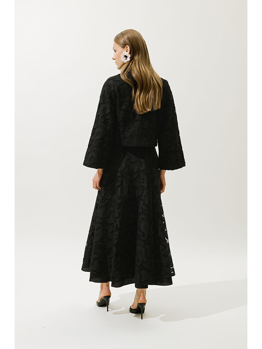 Lımıted Edıtıon Dantel Ceket Siyah-7