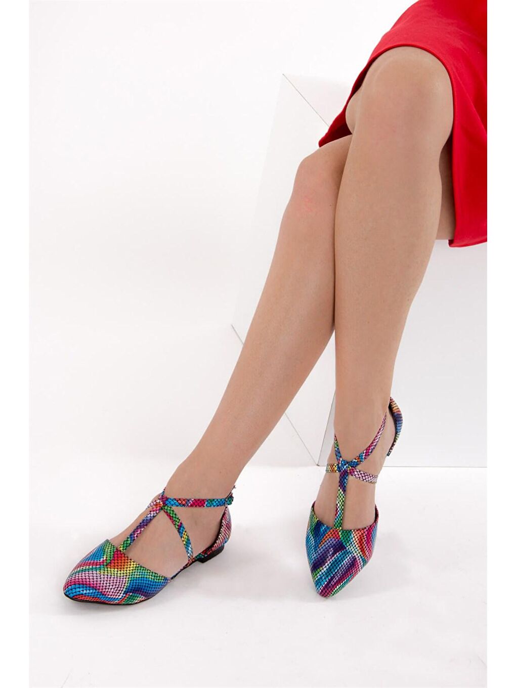 Karışık Multi Kadın Babet D726537307-1