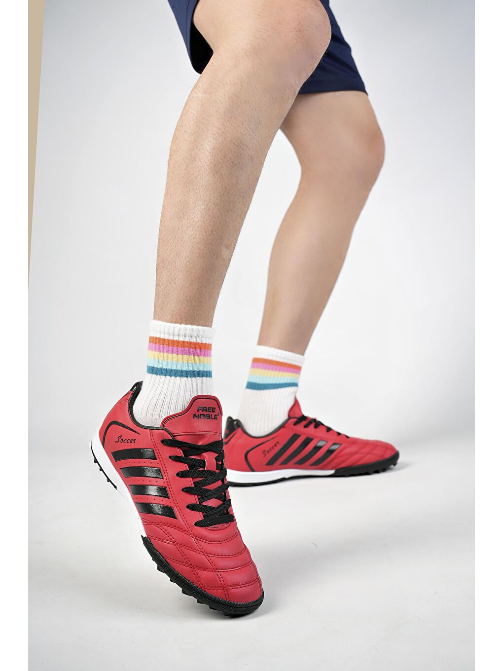 Kırmızı Gmz Unisex  Halı Saha Çim Saha Futbol Ayakkabısı