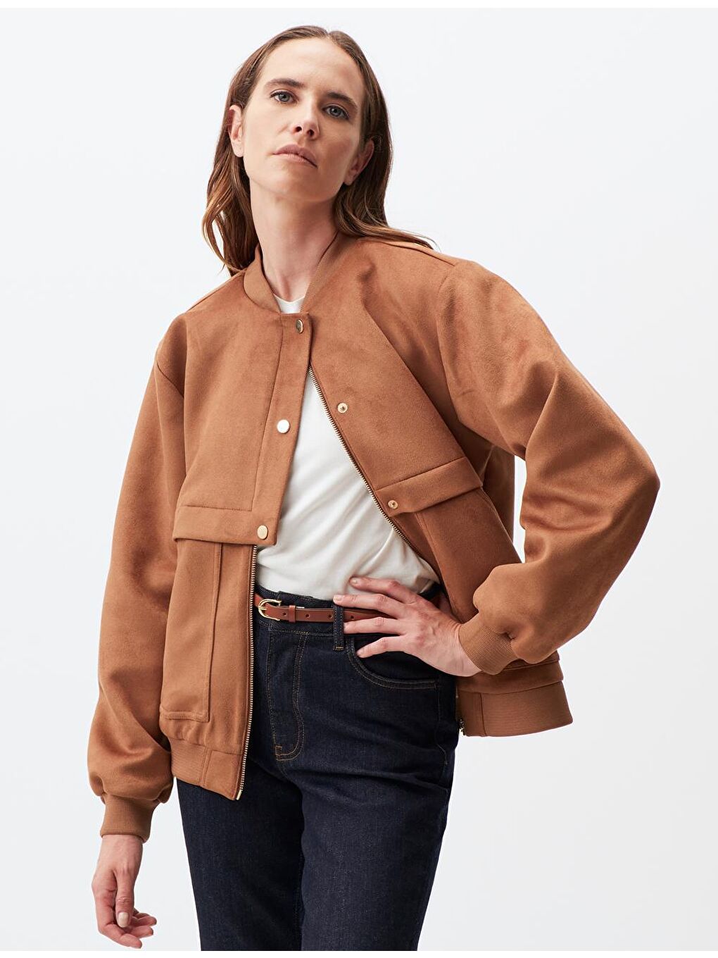 Bej Deve Tüyü   kadın  Ceket-1