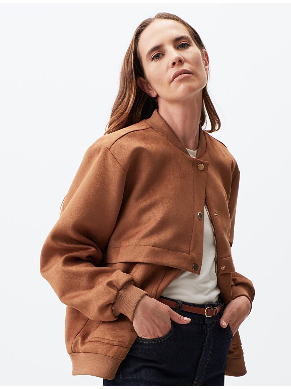 Bej Deve Tüyü   kadın  Ceket-3