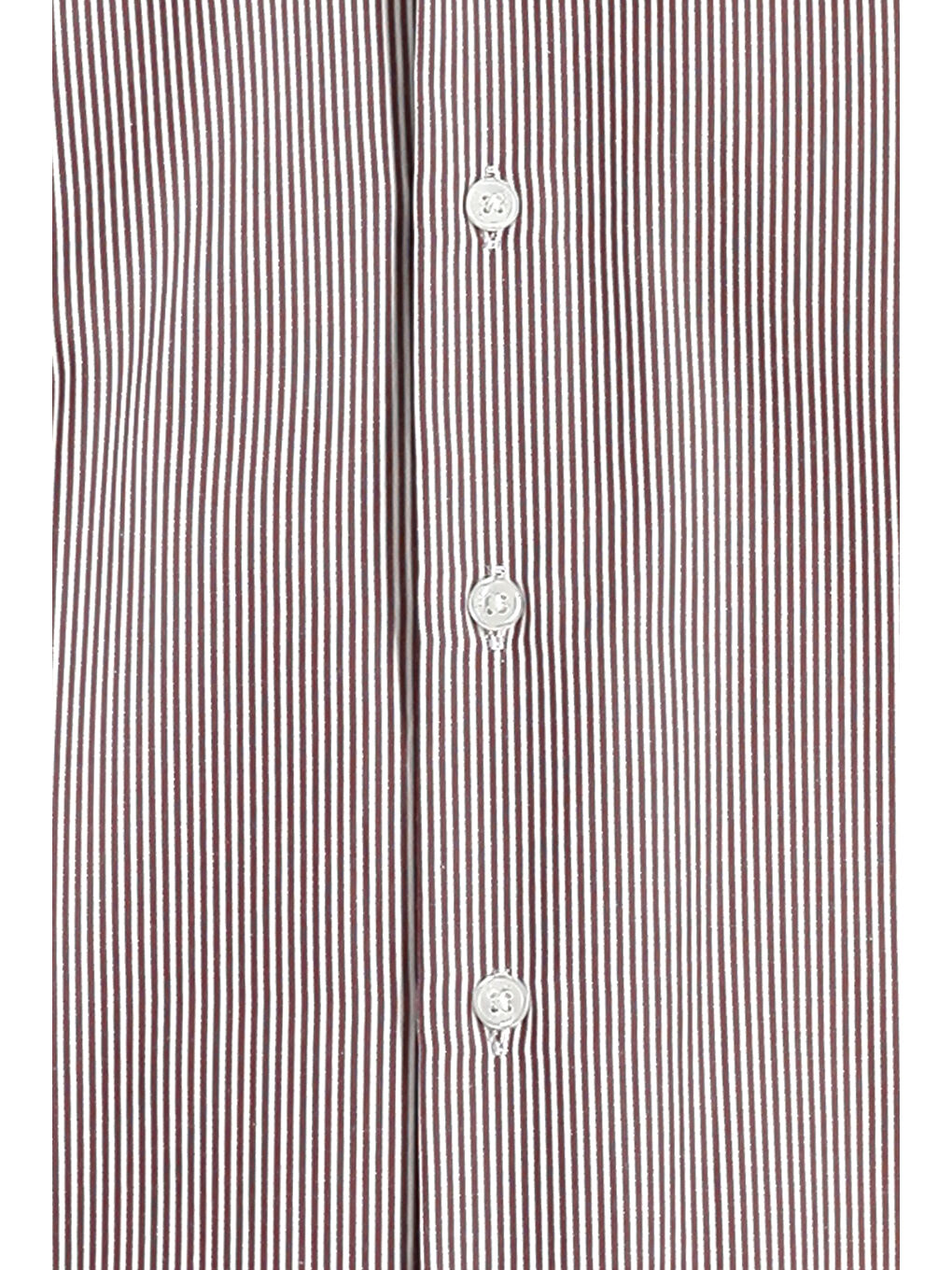 Bordo Uzun Kol Slim Fit Dar Kesim Çizgili Pamuklu Kolay Ütülenebilir Gömlek-4
