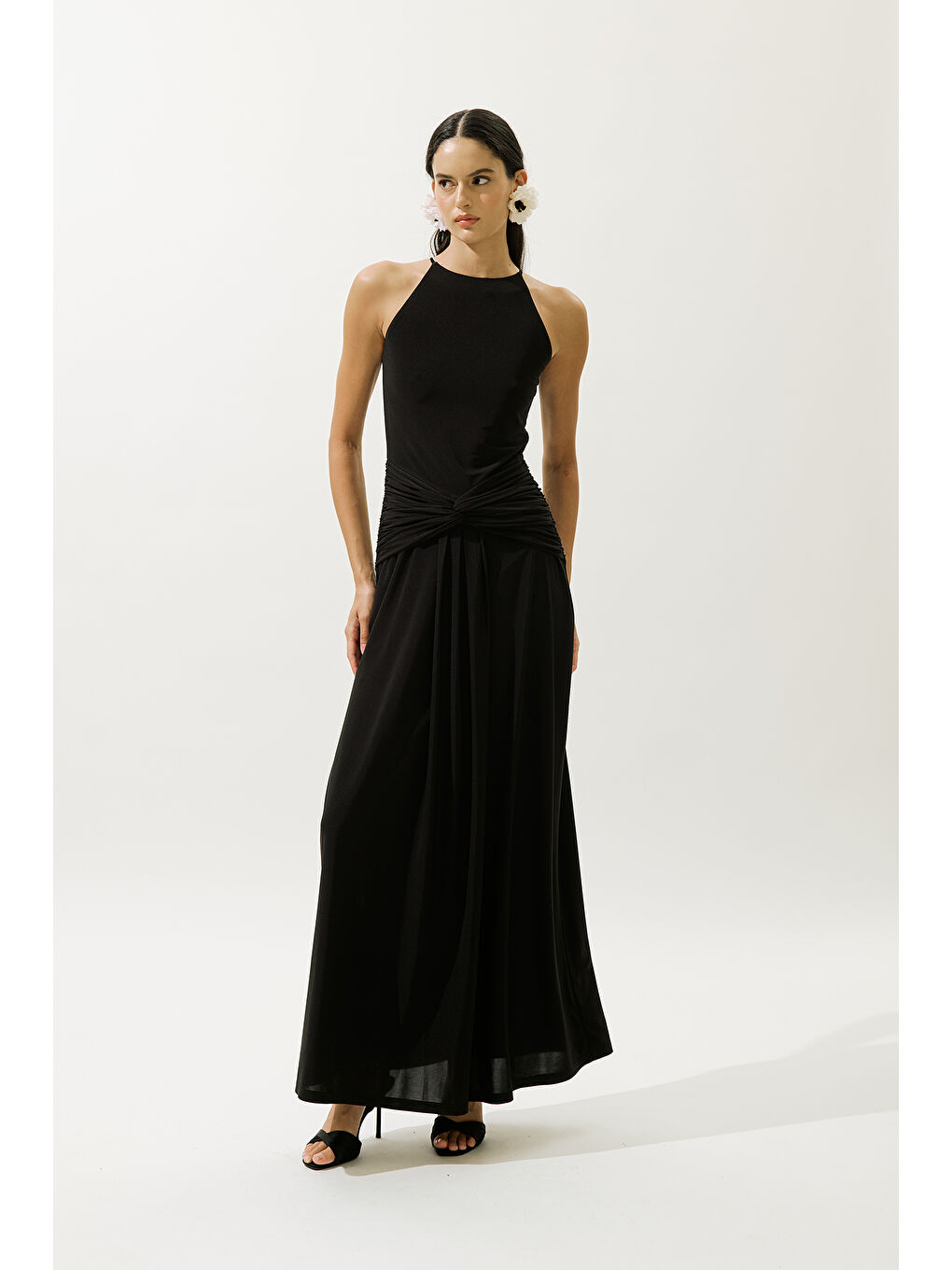 Arıa Abiye Elbise Siyah-3