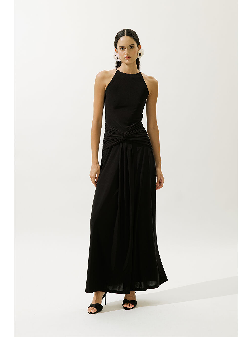 Arıa Abiye Elbise Siyah-6