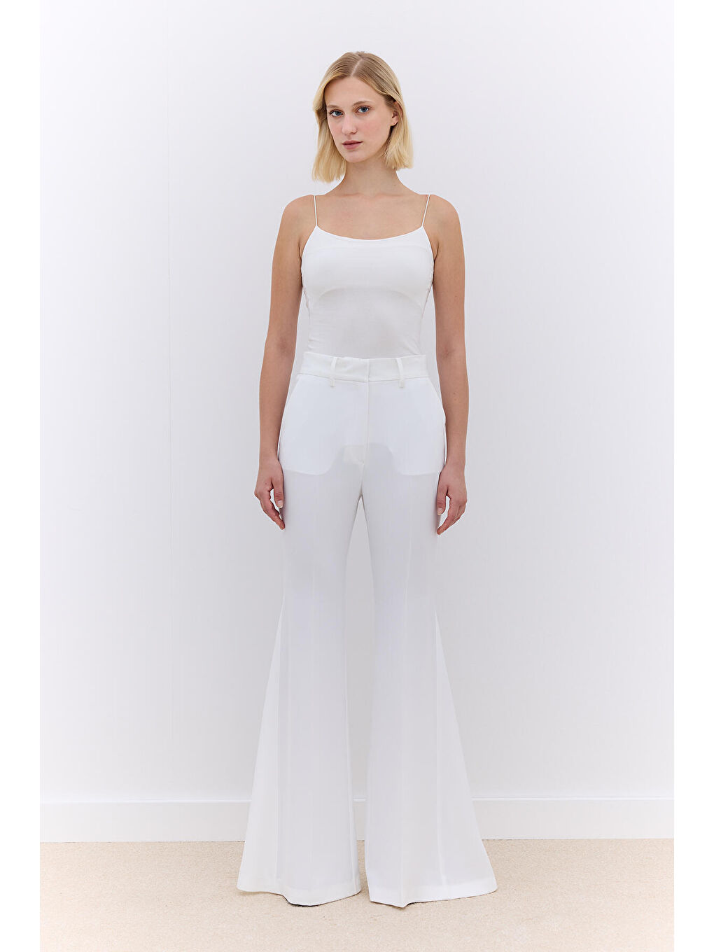 Vıctorıa Pantolon Ekru-2