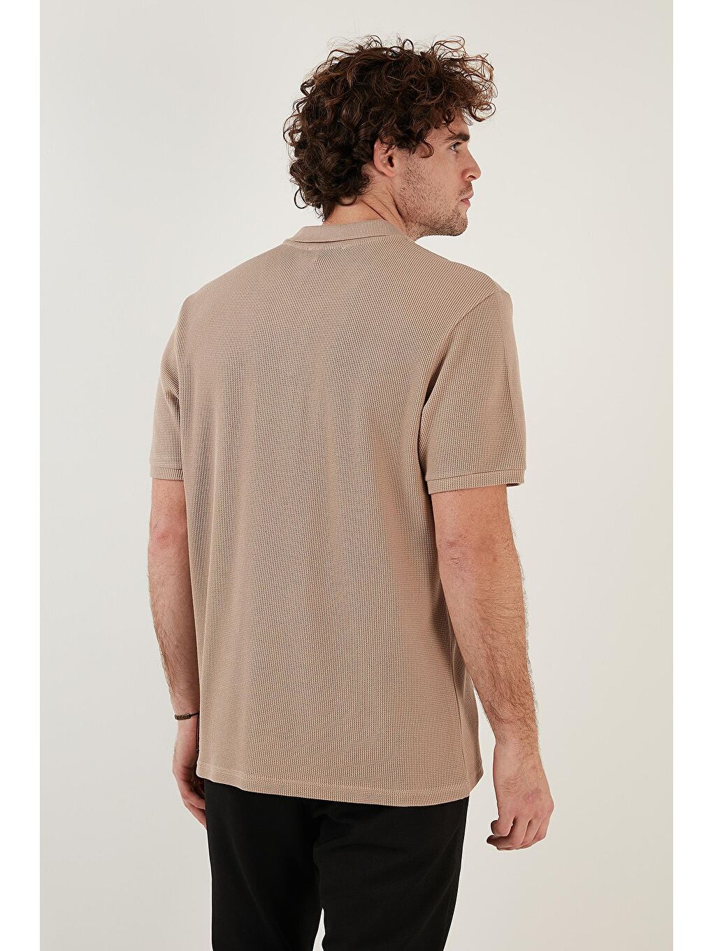 Gri Pamuklu Regular Fit Polo Tişört 5902645-4