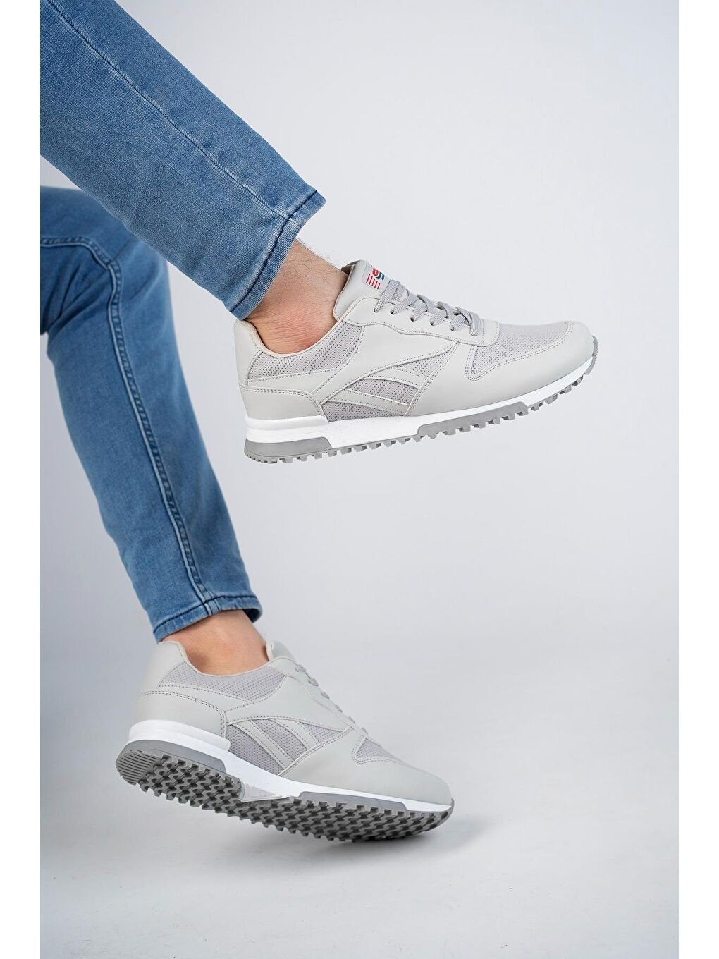 Gri Blake Unisex Ortopedik Günlük  Yürüyüş Koşu Sneaker Spor Ayakkabı