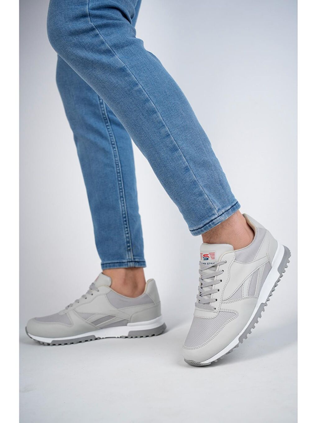 Gri Blake Unisex Ortopedik Günlük  Yürüyüş Koşu Sneaker Spor Ayakkabı-1