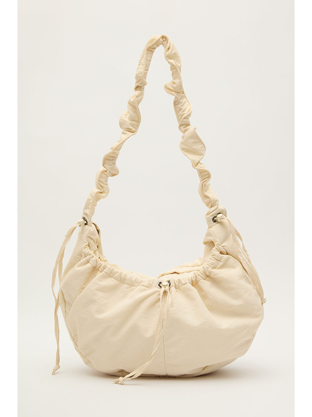 Bej Enya Torba Cepli Çapraz Çanta Vanilya-3