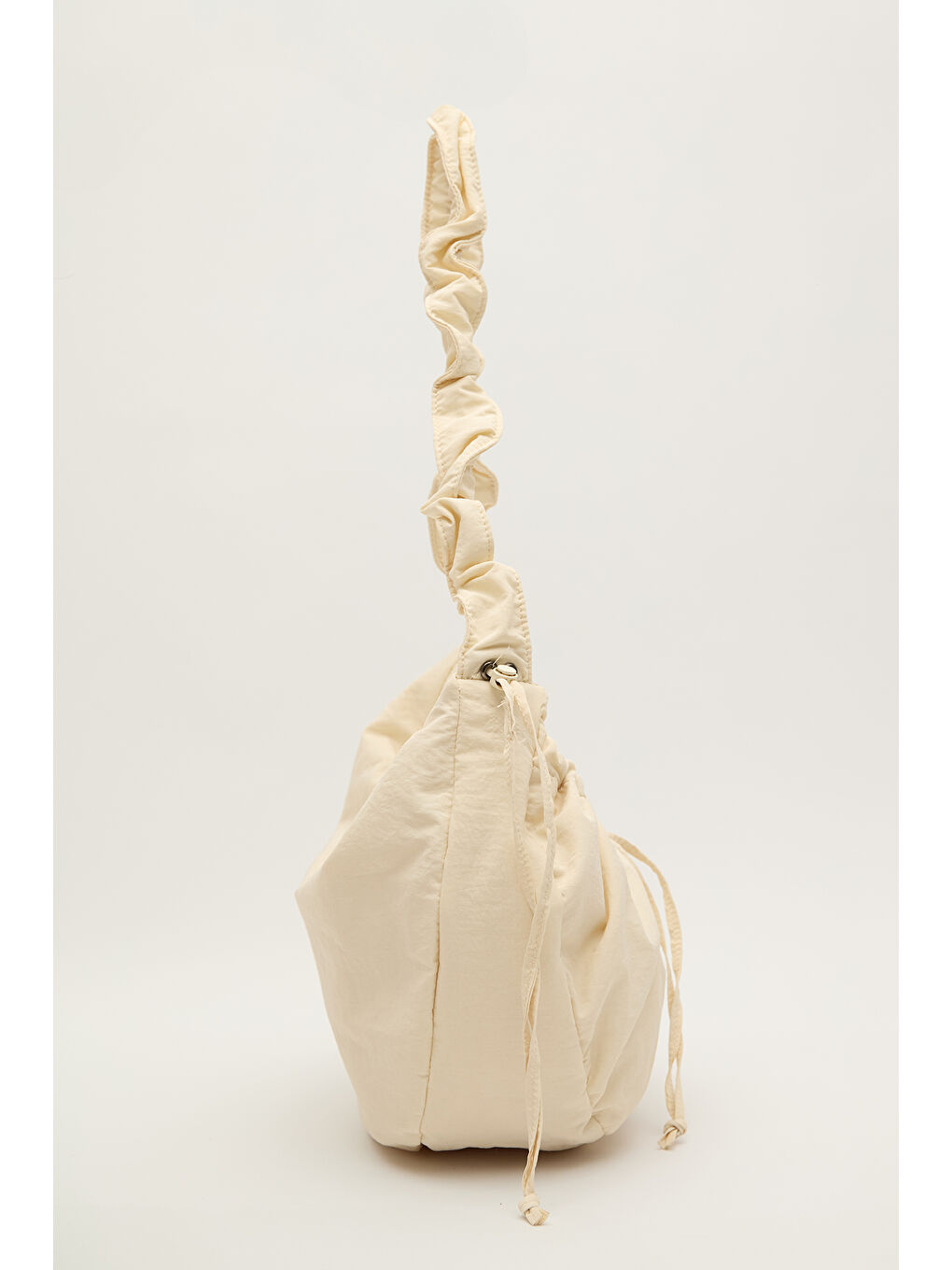 Bej Enya Torba Cepli Çapraz Çanta Vanilya-5