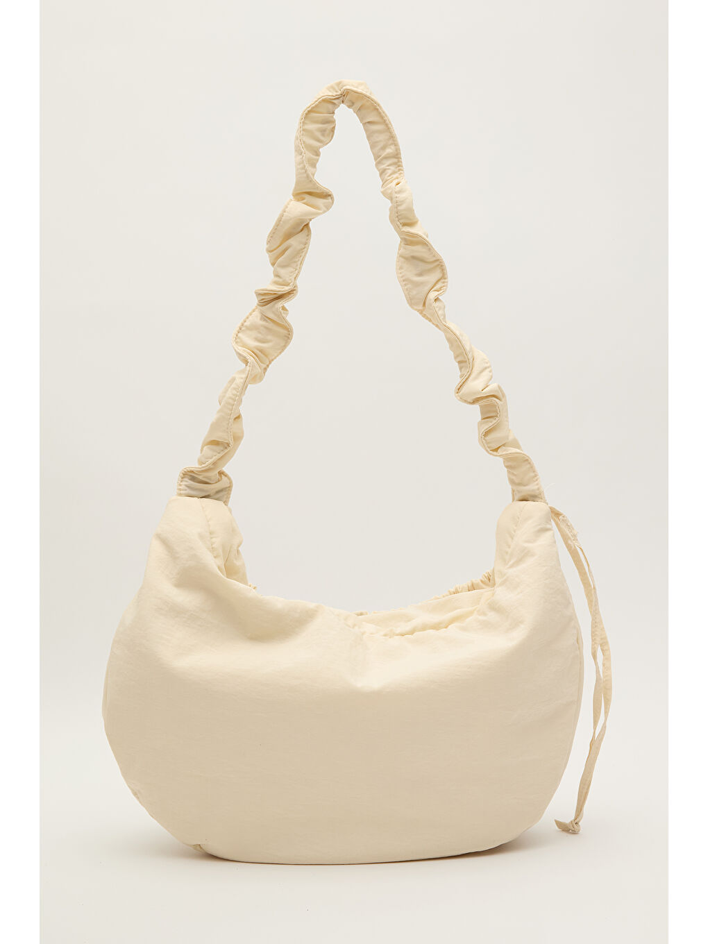 Bej Enya Torba Cepli Çapraz Çanta Vanilya-6