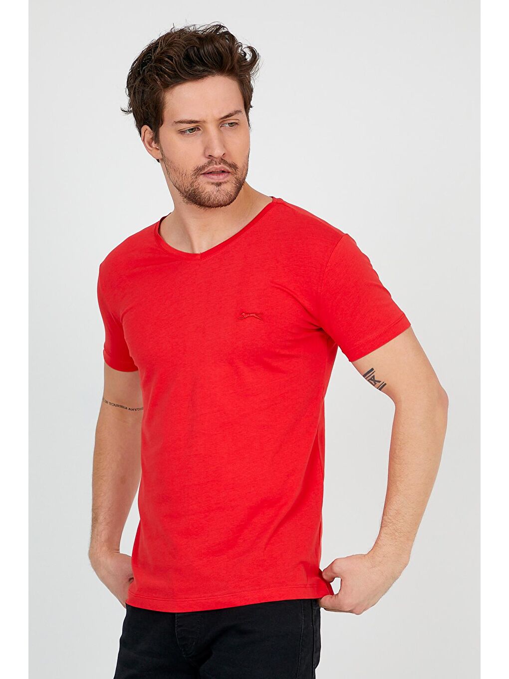 SLAZENGER Mercan SARGON Erkek T-Shirt Mercan