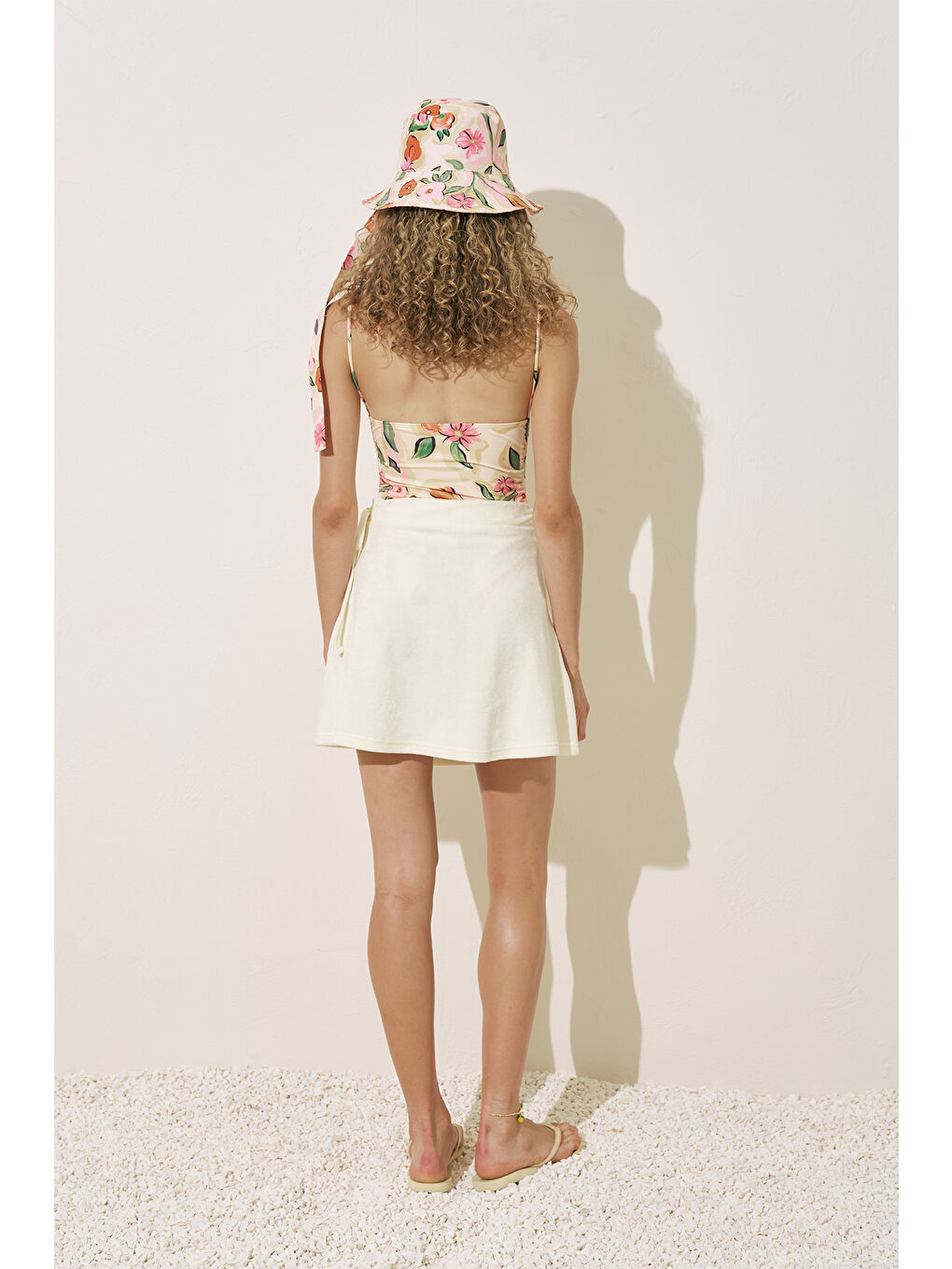 Bej Havlu Pareo Etek Vanilya-5