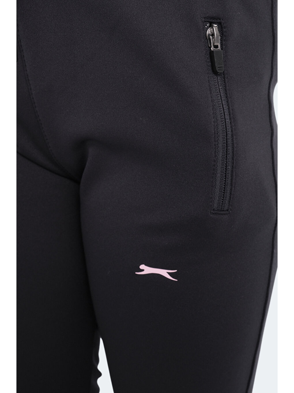 NOON Kız Çocuk Fermuarlı Kapüşonlu Cepli Lacivert / Pembe Eşofman Takımı-6