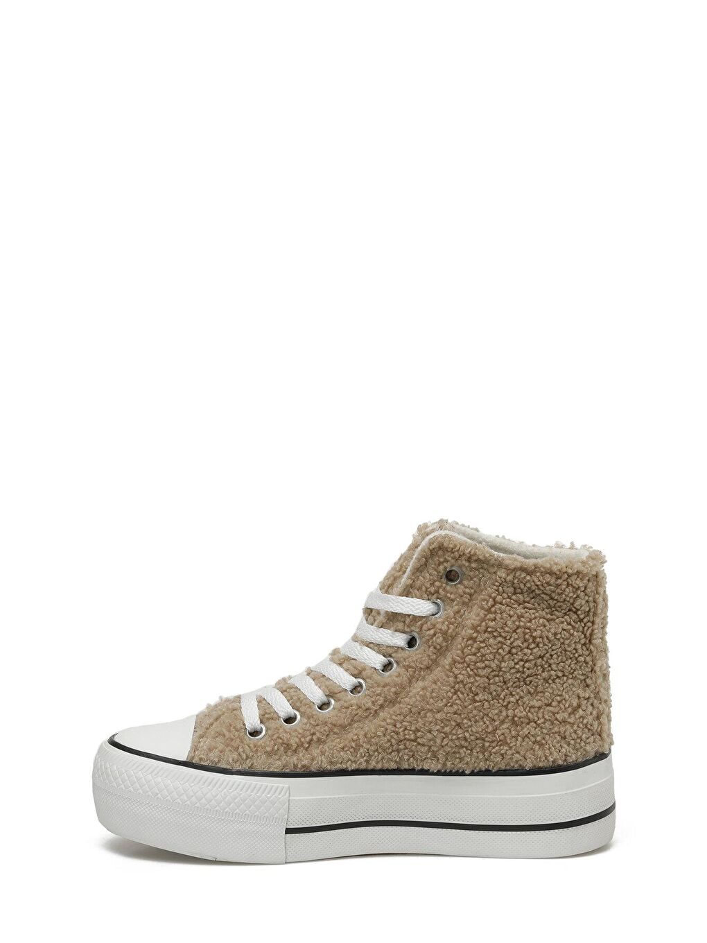 Bej 23K-267 3PR Vizon Kadın Sneaker Bot-2