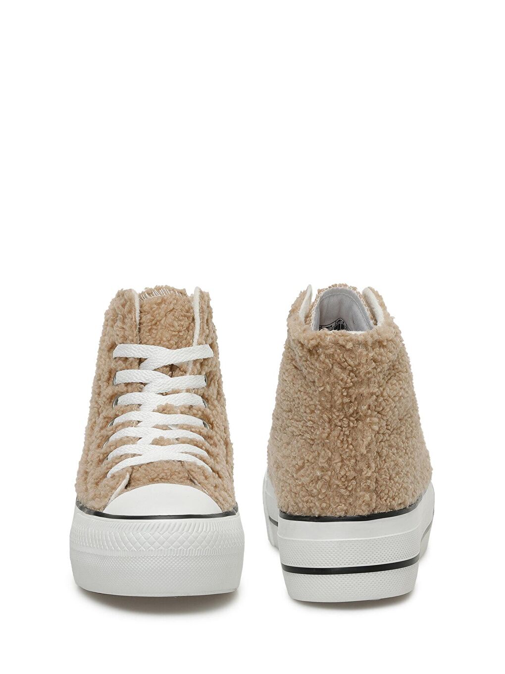 Bej 23K-267 3PR Vizon Kadın Sneaker Bot-4