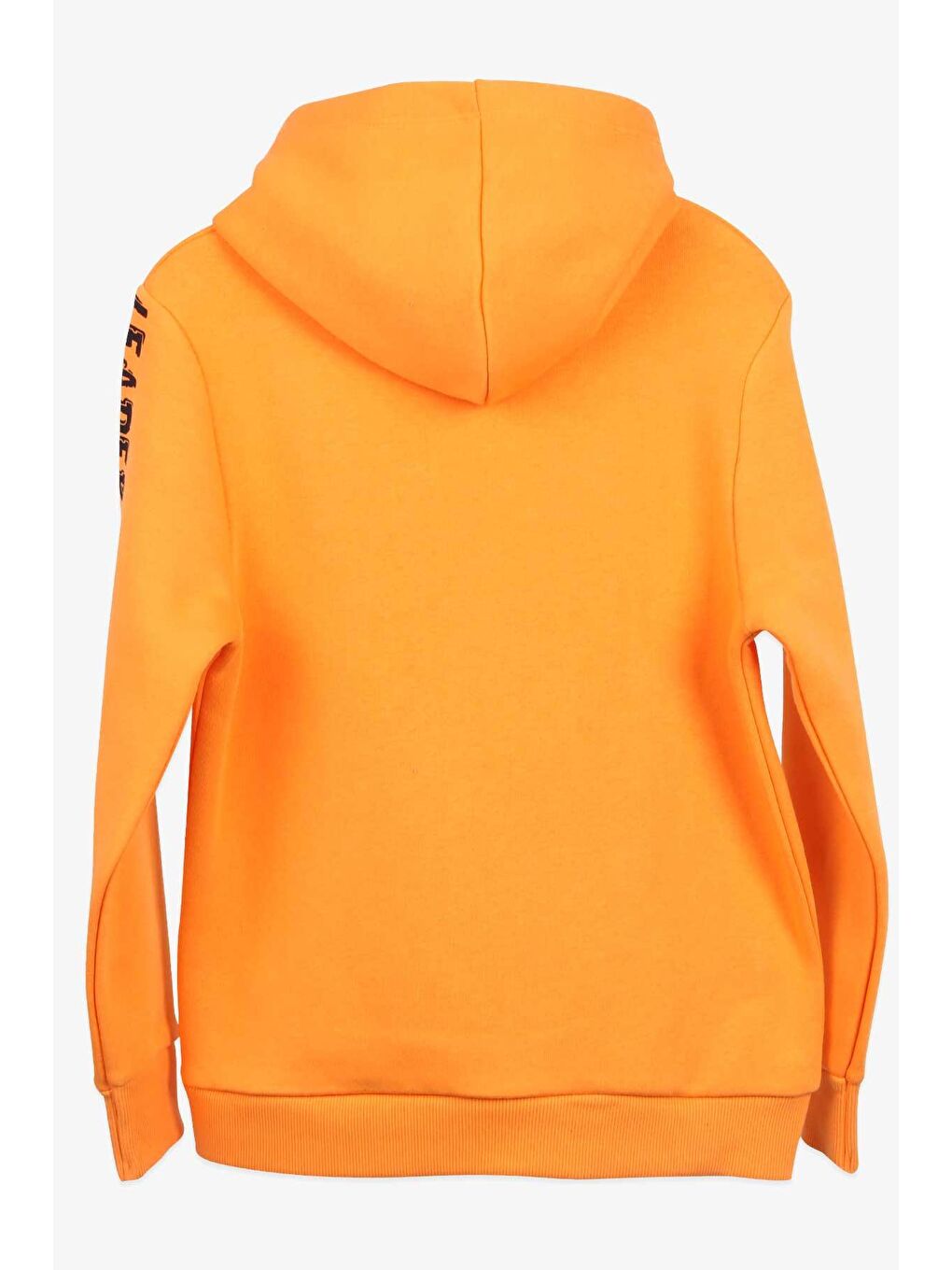 Erkek Çocuk Sweatshirt Baskılı Kapüşonlu Hardal Sarı (9-12 Yaş)-1