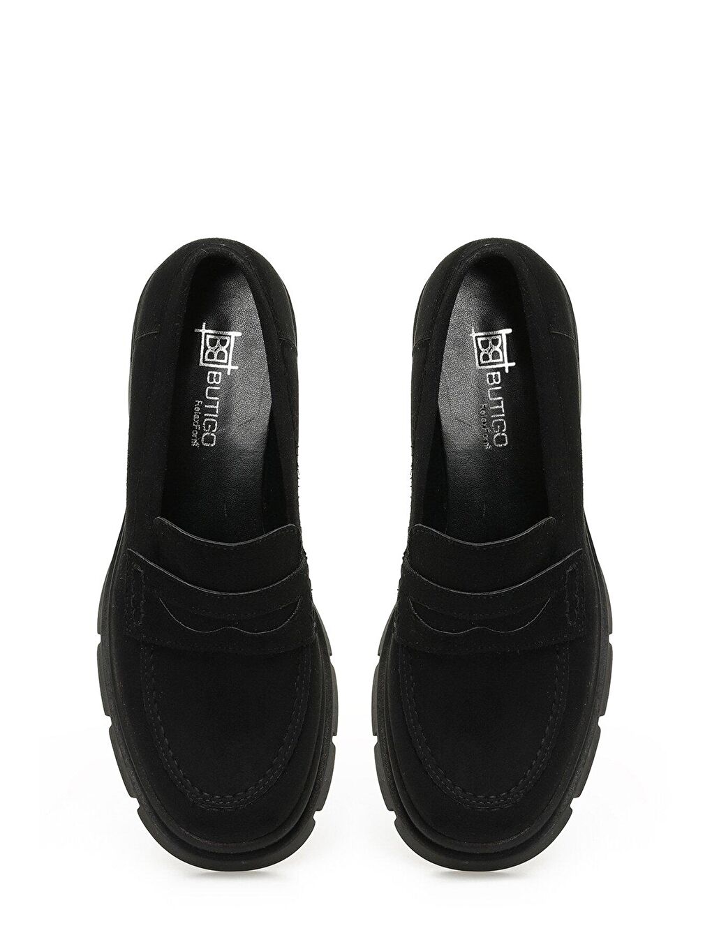 23K-224 3PR Siyah Kadın Loafer-3