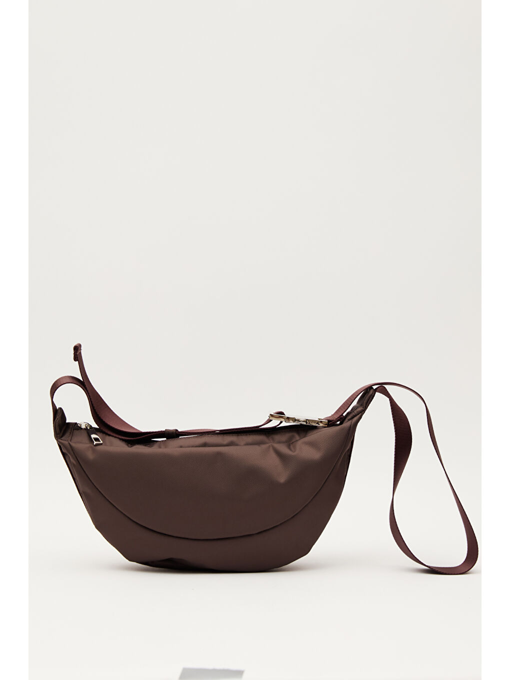 Kahverengi Lexa Metal Tokalı Çapraz Çanta Kahve-2