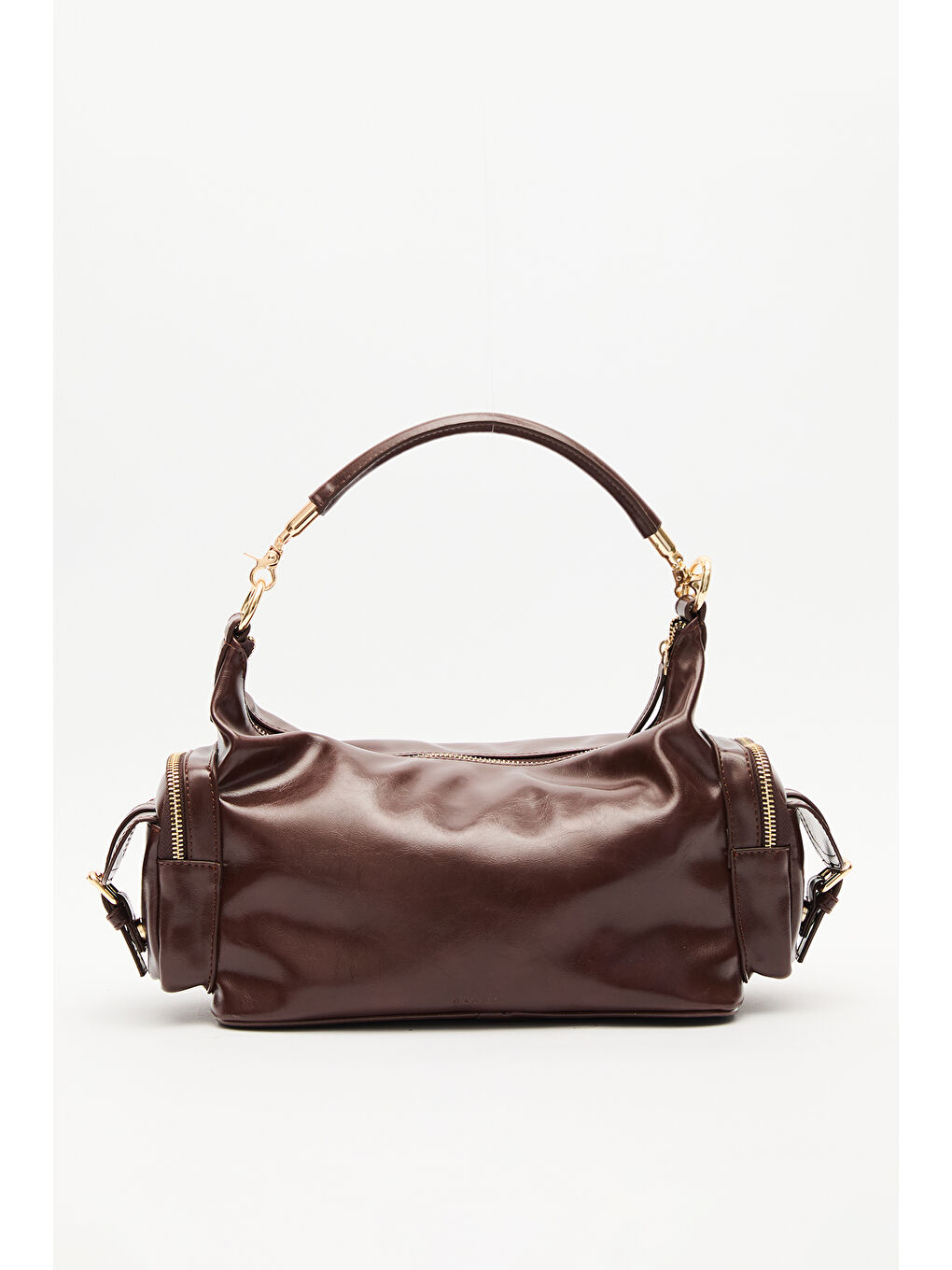 Mıca Tokalı Çanta Kahverengi-7