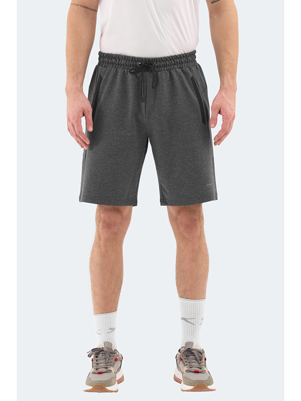 RAYAN Erkek Cepli Antrasit Şort-1