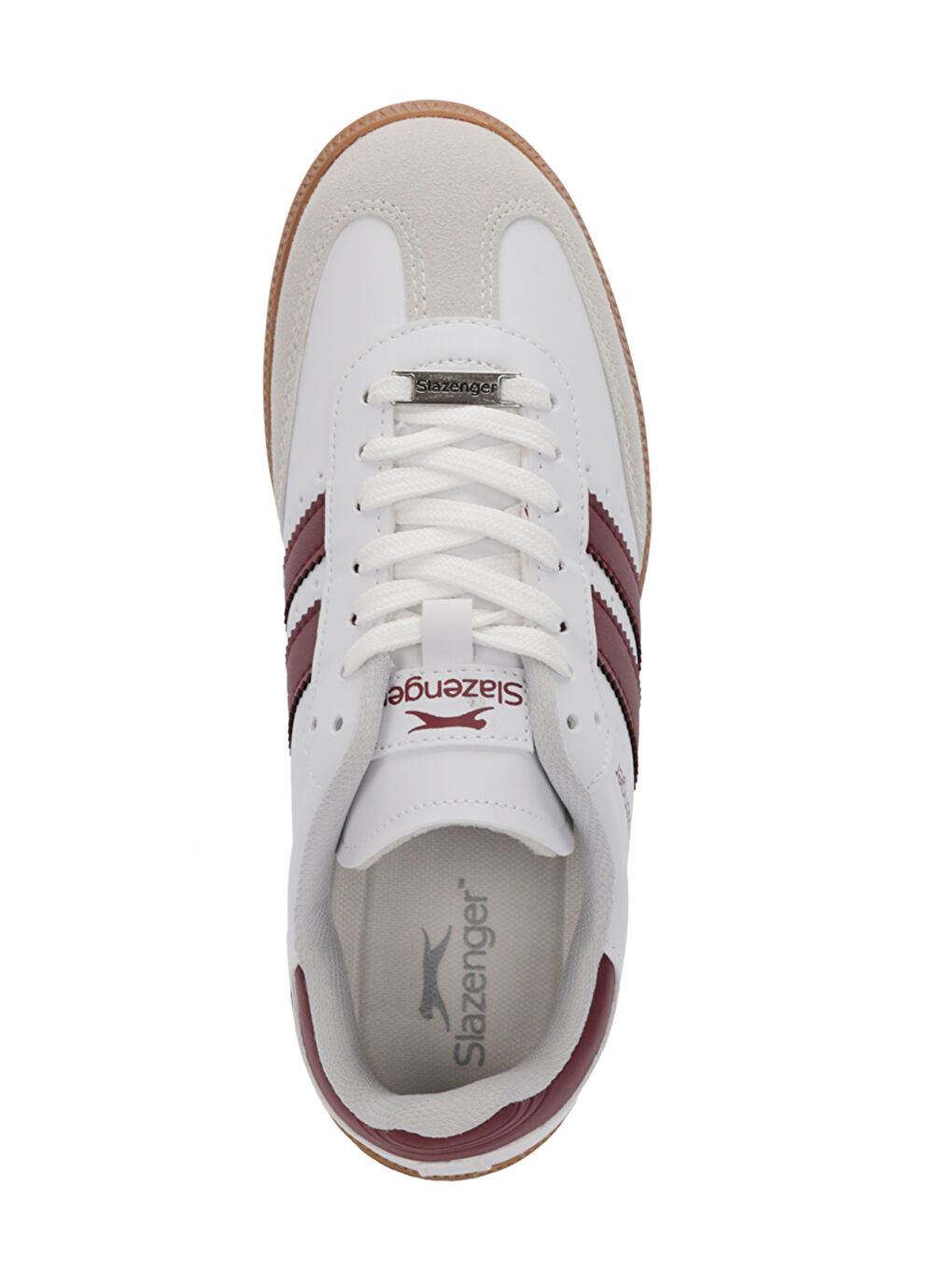 PING Kadın Beyaz / Bordo Günlük Spor Ayakkabısı-4