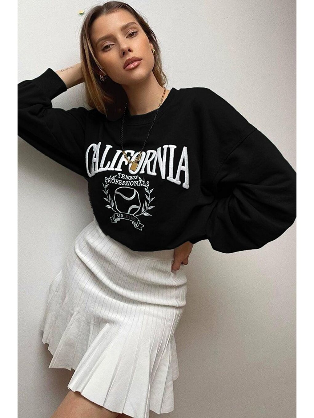 Siyah Sweatshirt Mg1112