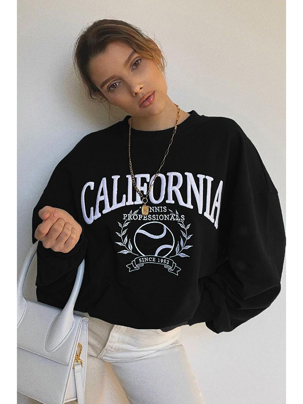 Siyah Sweatshirt Mg1112-1