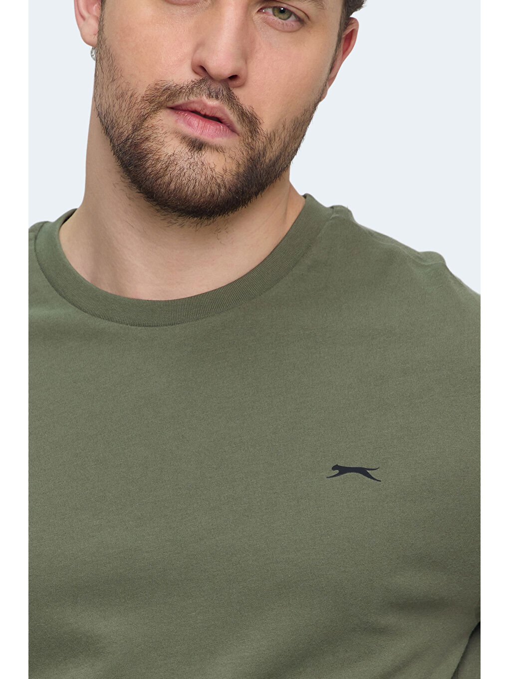 VELLAMO Erkek Haki Tişört-4