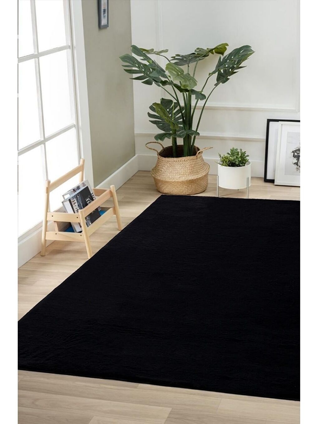 Kürk Halı 160x220 Siyah-1