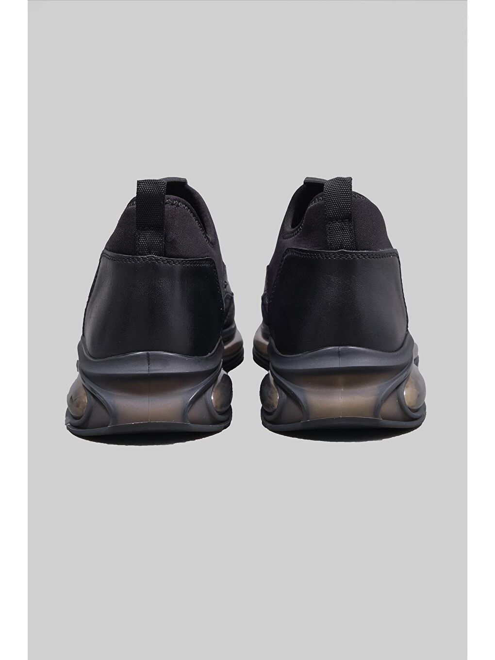 Siyah Beatrice Hakikii Deri Günlük Ayakkabı Sneaker Erkek-4