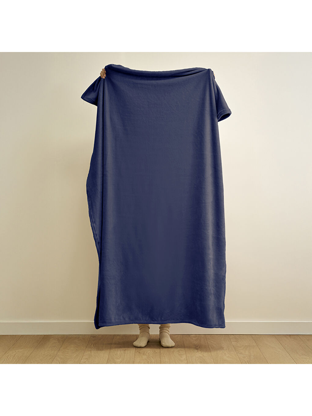 Shelly Wellsoft Tv Battaniyesi Lacivert (140x190 cm)-2