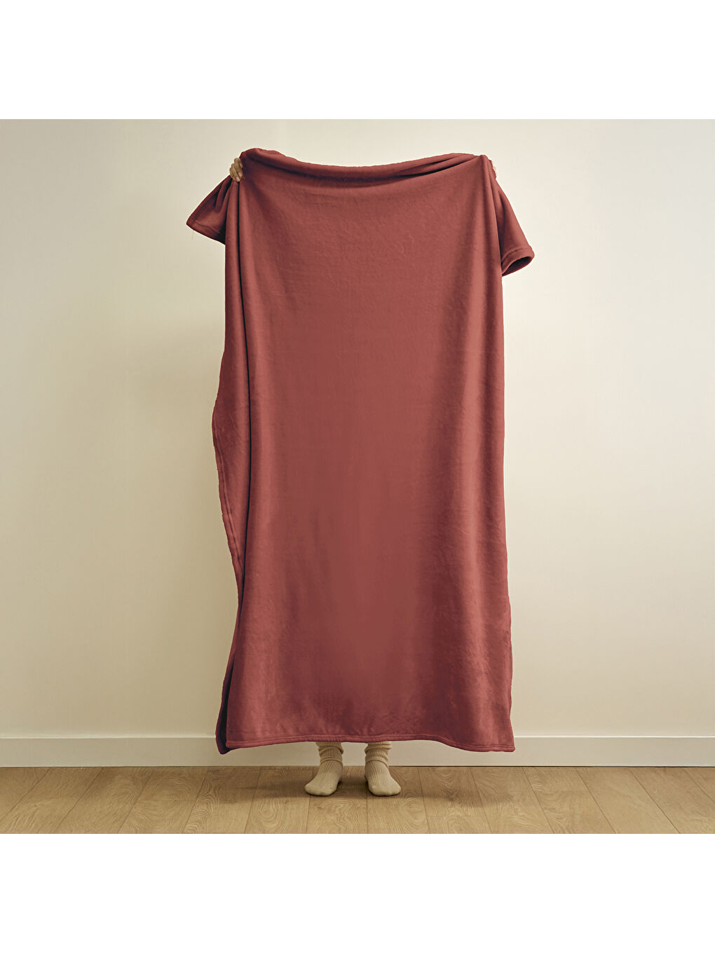 Pembe Shelly Wellsoft Tv Battaniyesi Rose (140x190 cm)-2