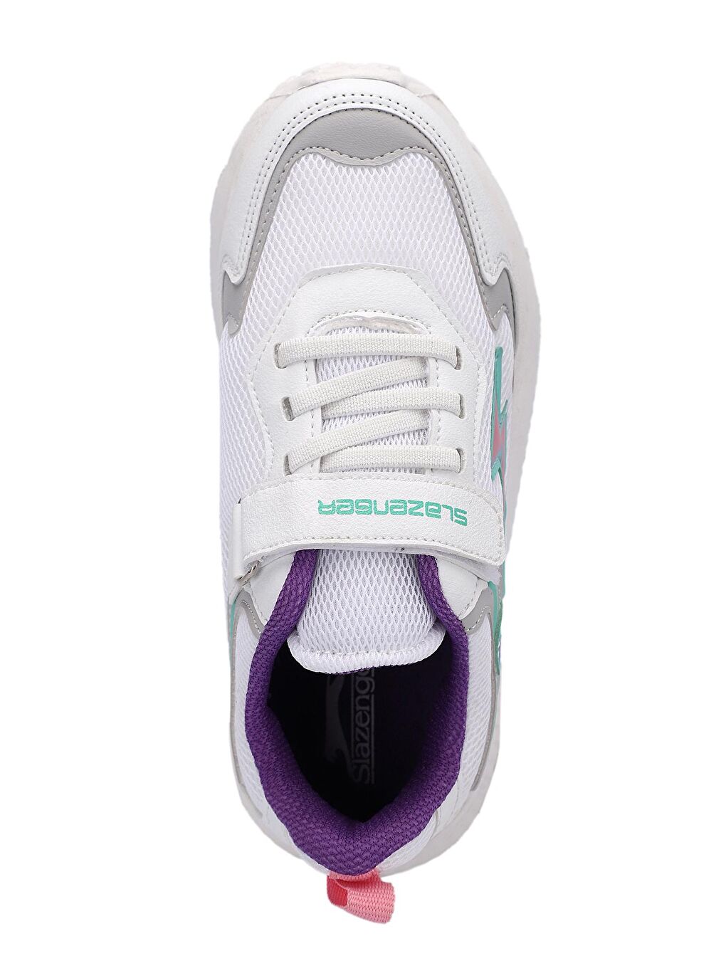 KAORU IN Kız Çocuk Cırt Cırtlı Beyaz / Lila Sneaker-4