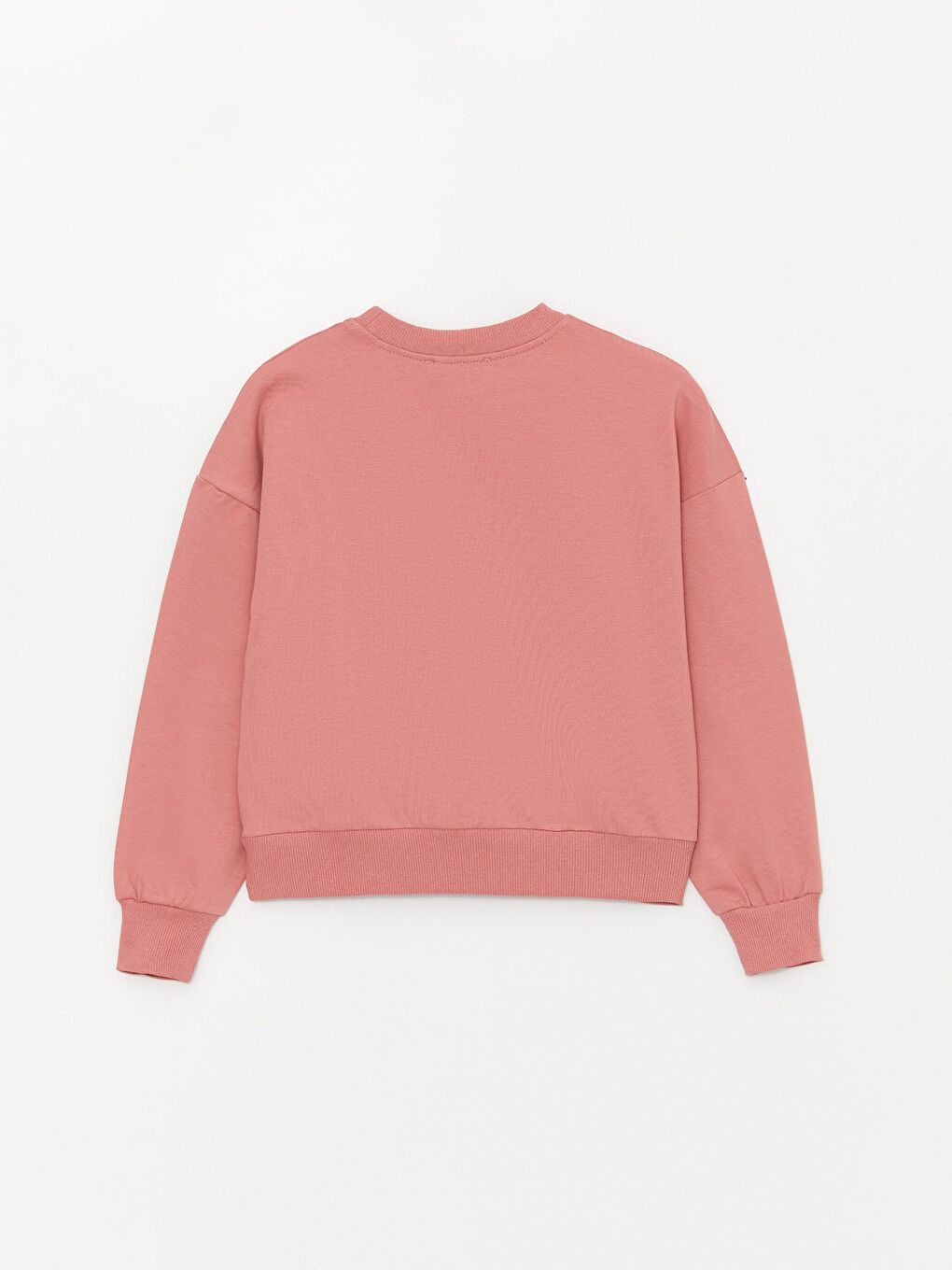 Pembe Kız Çocuk Aksesuarlı Kız Detay Sweatshırt-1