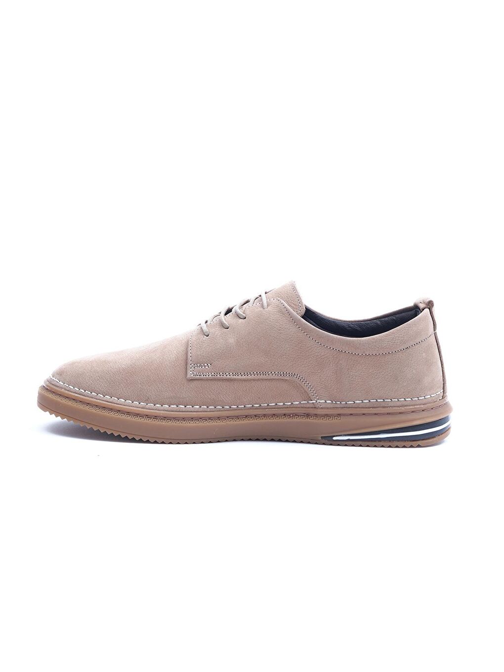 Bej Serdar Yeşil Giarre Erkek Hakiki Nubuk Deri Günlük Ayakkabı-1