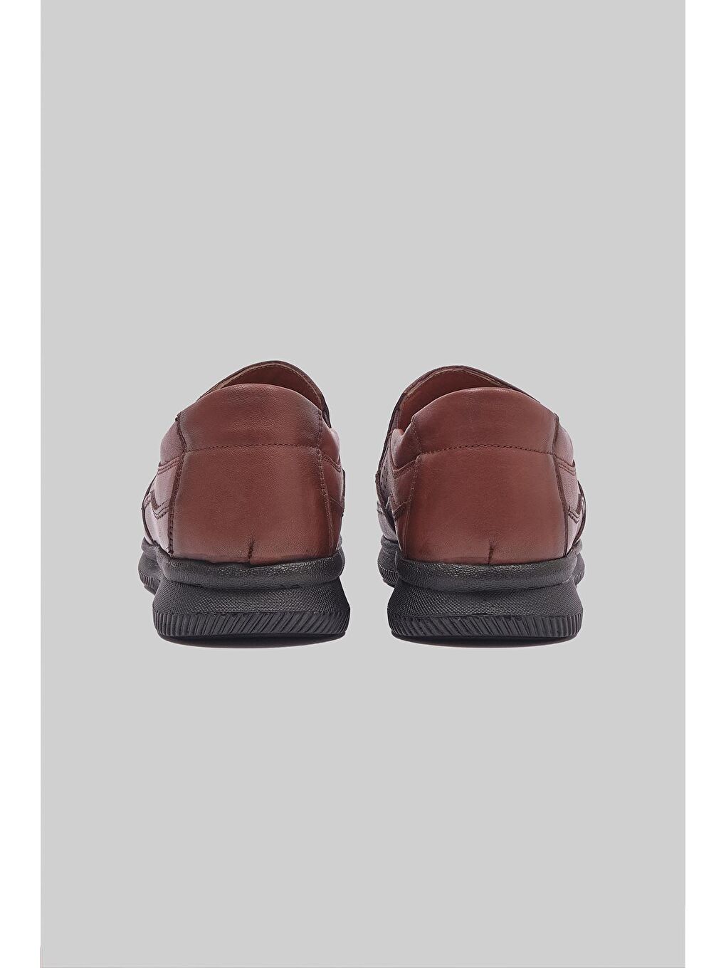 Kahverengi Soft Lithe 4373 Hakiki Yumuşak Deri Ve Rahat Büyük Numara Günlük Ayakkabı 45-46-47-48-4