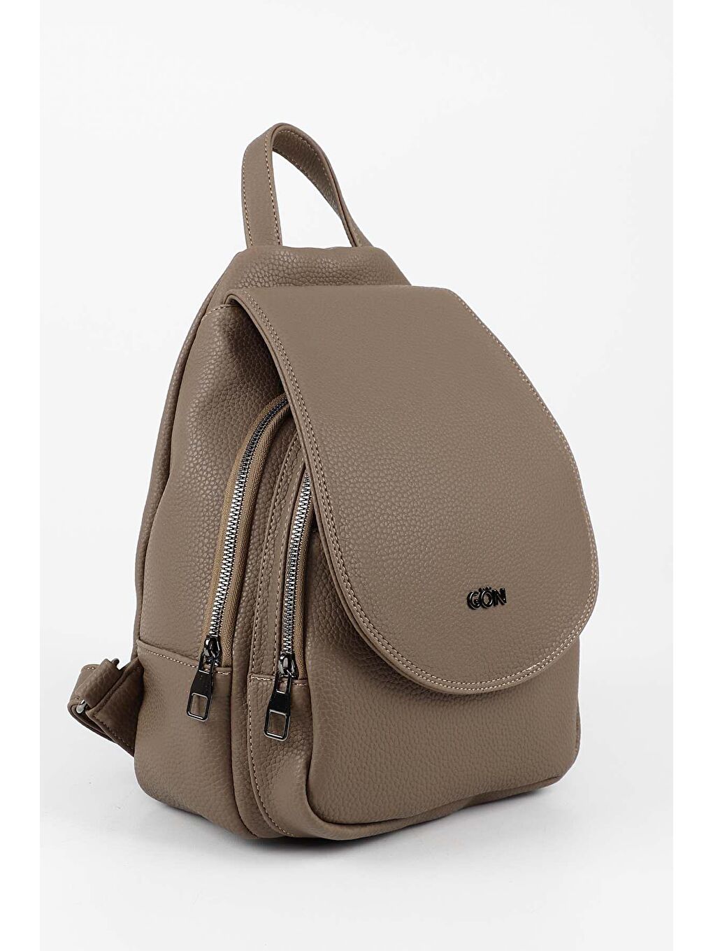 Bej Büyük Boy Kadın Sırt Ve El Çantası B6801-1