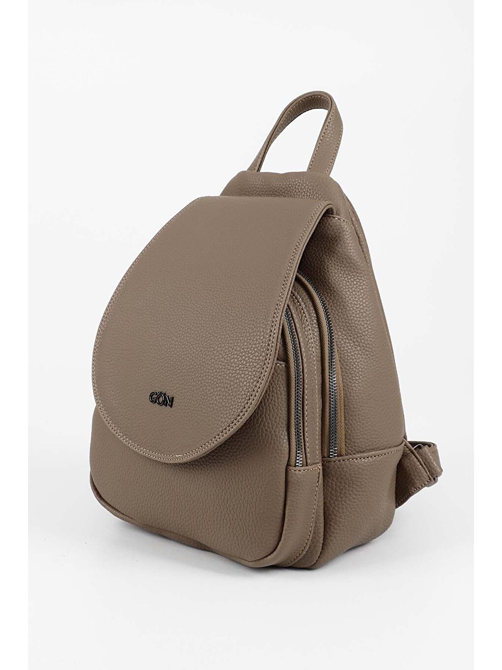 Bej Büyük Boy Kadın Sırt Ve El Çantası B6801-2