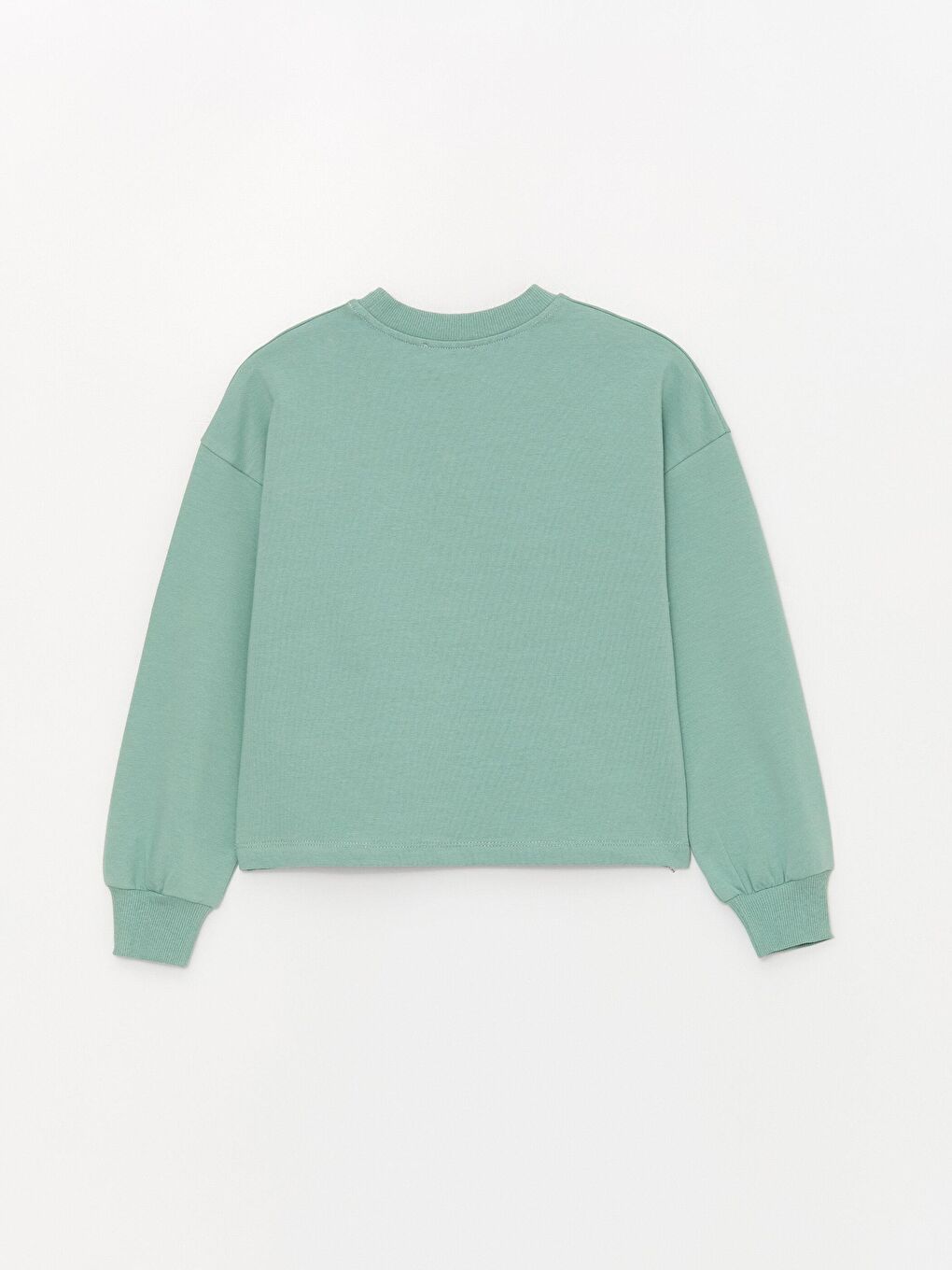 Yeşil Gül İşlemeli Sweatshirt-2